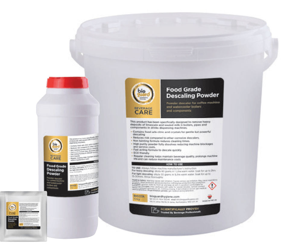 Food Grade Descaling Powder | Beverage Care | Bioguard Hygiene